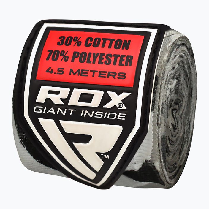 Boxerské bandáže RDX HWX-RC+ camo sivá 2