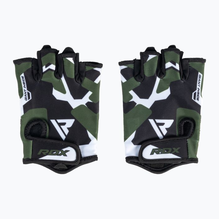 RDX Sumblimation F6 tréningové rukavice čierno-zelené WGS-F6GN 2