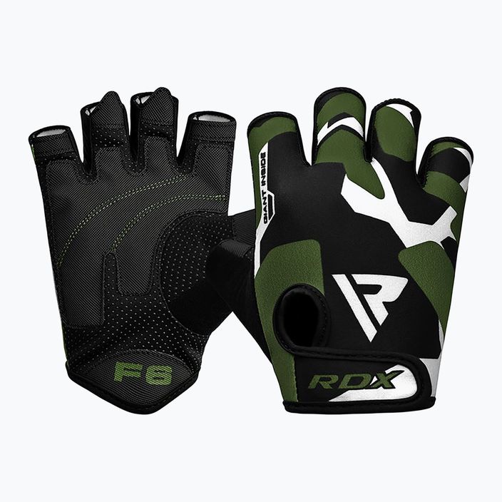 RDX Sumblimation F6 tréningové rukavice čierno-zelené WGS-F6GN 7