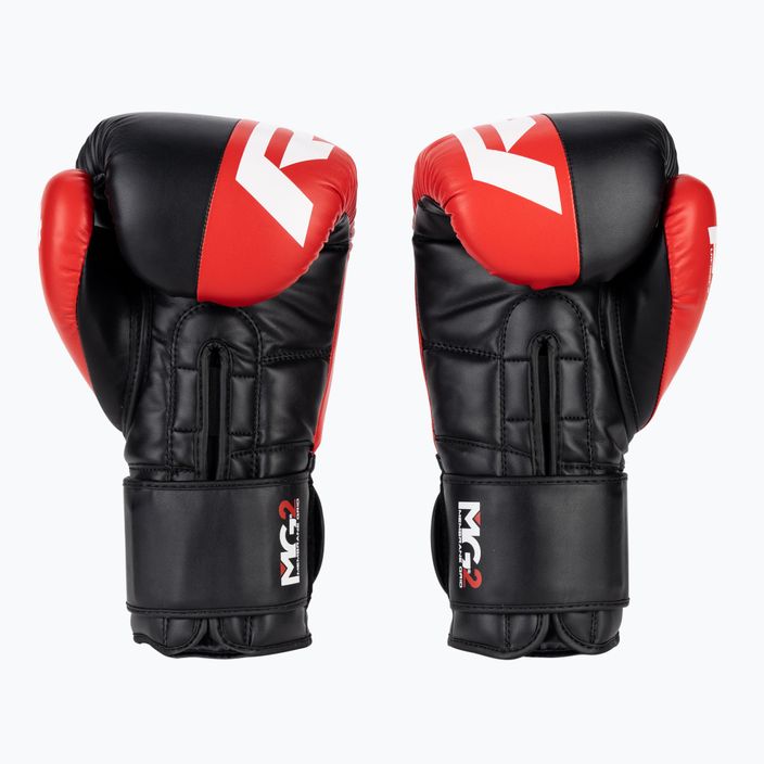 Dámske boxerské rukavice RDX BGR-F4 červené/čierne 2