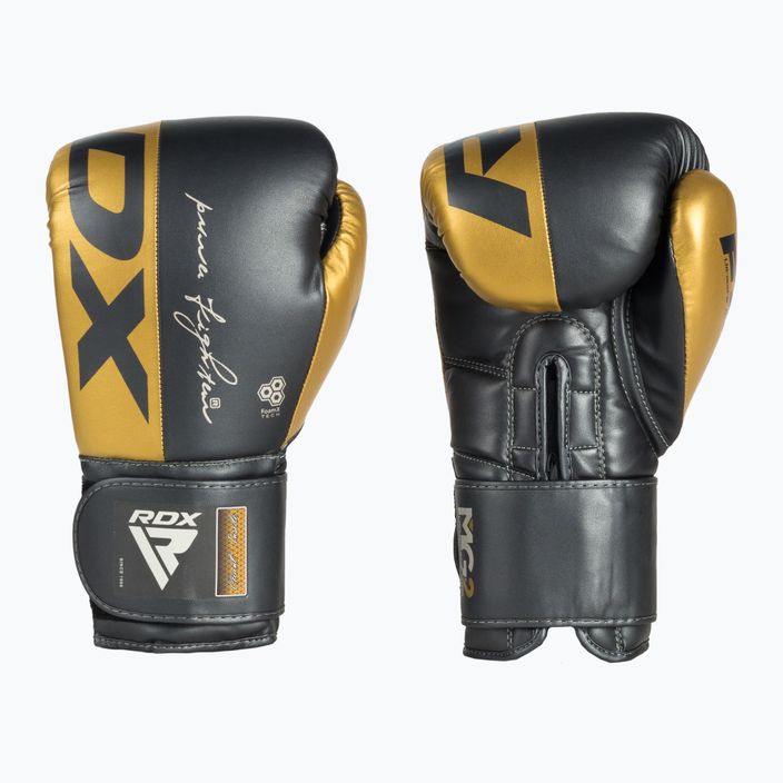 RDX Rex F4 čierne/zlaté boxerské rukavice BGR-F4GL-. 3