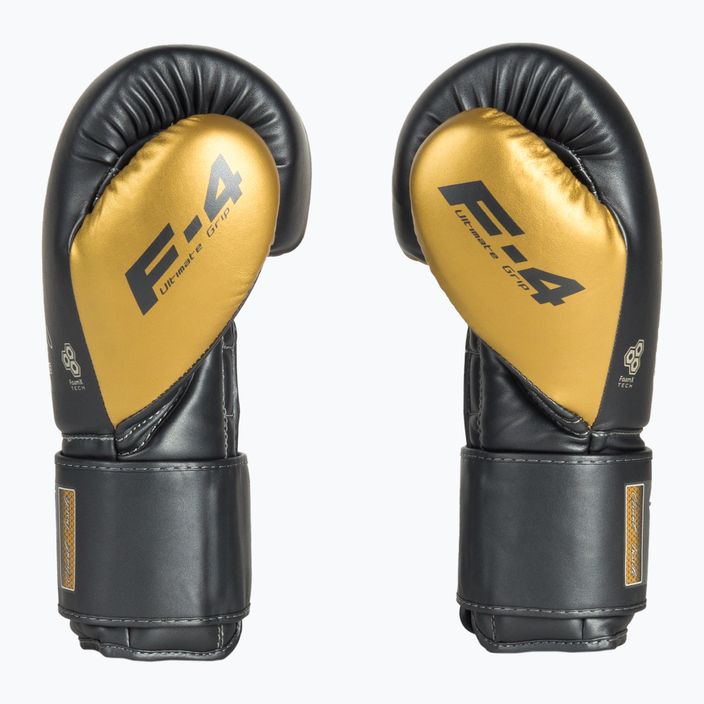 RDX Rex F4 čierne/zlaté boxerské rukavice BGR-F4GL-. 4