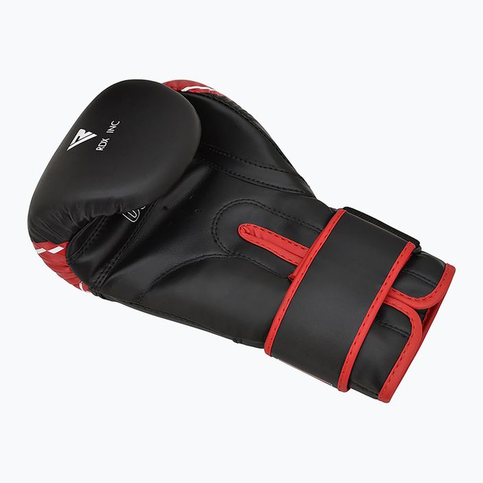 Detské boxerské rukaviceRDX JBG-4 červeno-čierne 4