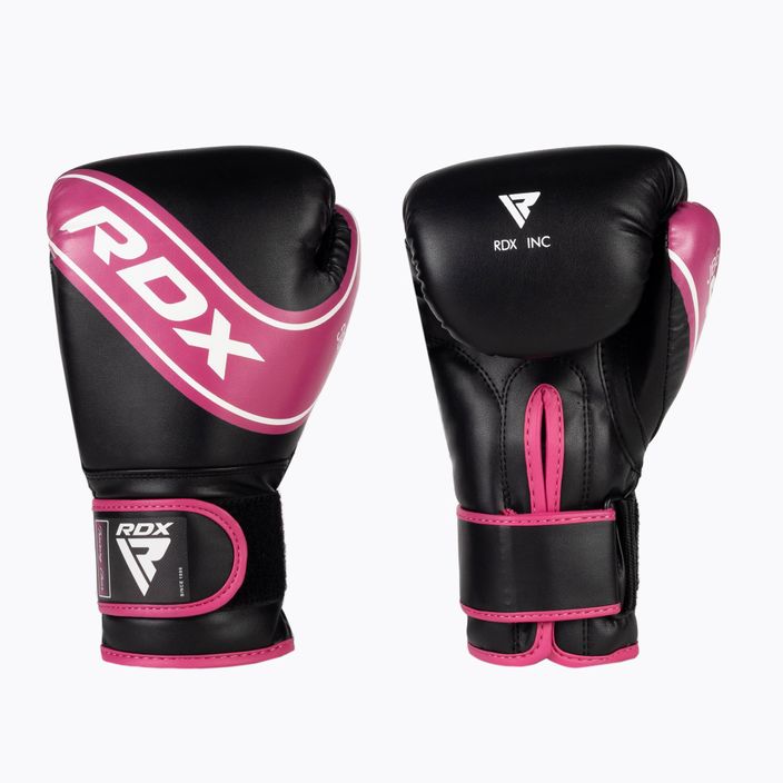 Detské boxerské rukavice RDX čierno-ružové JBG-4P 6