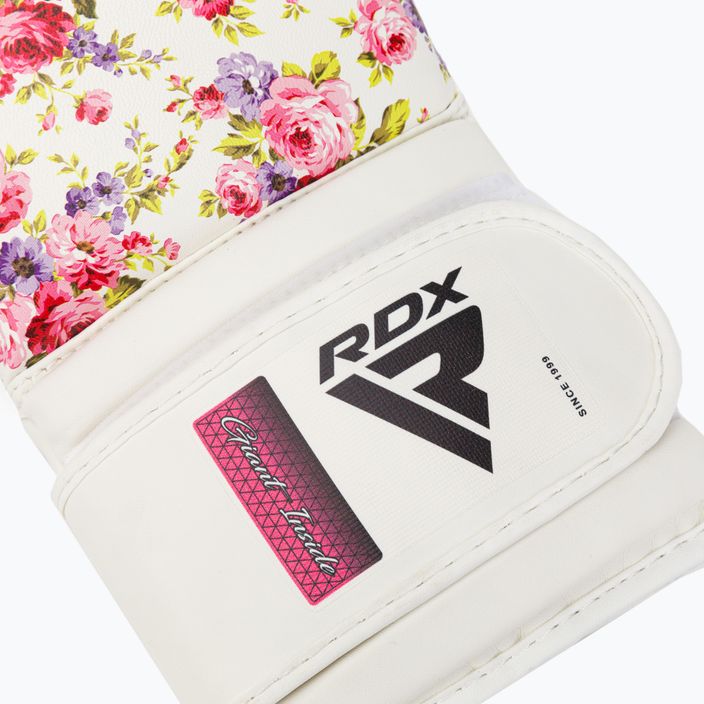 RDX FL-6 bielo-ružové boxerské rukavice BGR-FL6W 6