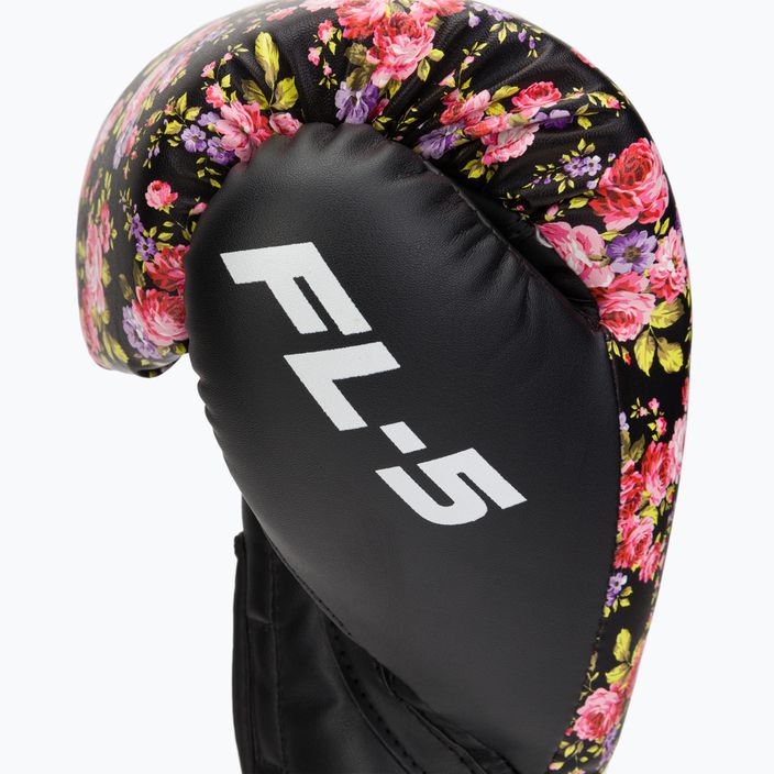 Boxerské rukavice RDX FL-5 čierno-ružové BGR-FL5B 6