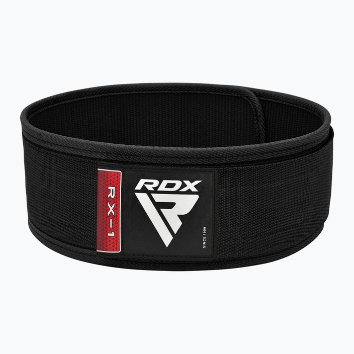 Opasok na cvičenie RDX RX1 Weight Lifting Strap čierny