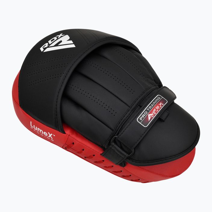 Tréningové lapy RDX Apex Curved Training Boxing Pads red 3