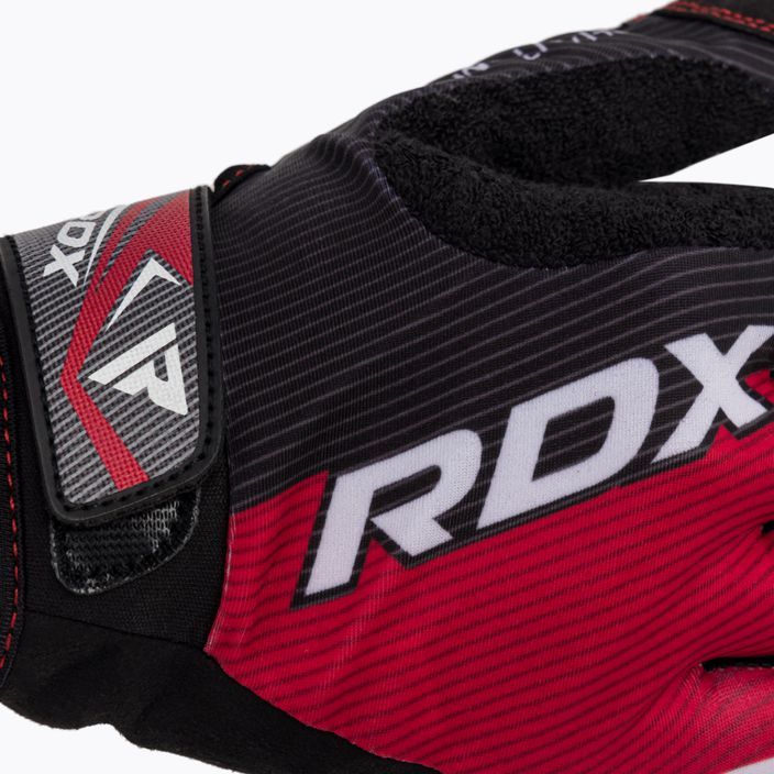 RDX Sublimačné tréningové rukavice čierno-červené WGS-F43RP 4