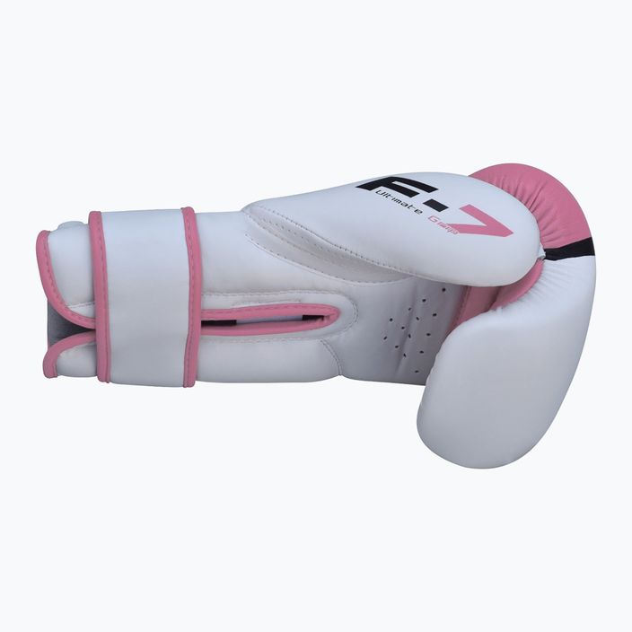 Dámske boxerské rukavice RDX BGR-F7 bielo-ružové BGR-F7P 10