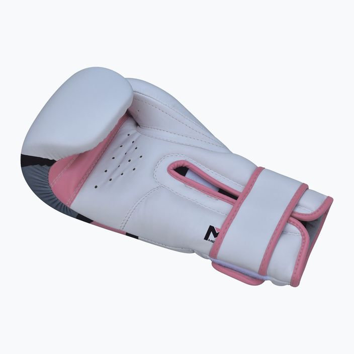 Dámske boxerské rukavice RDX BGR-F7 bielo-ružové BGR-F7P 11