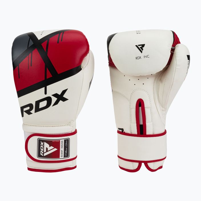 RDX boxerské rukavice červeno-biele BGR-F7R 3