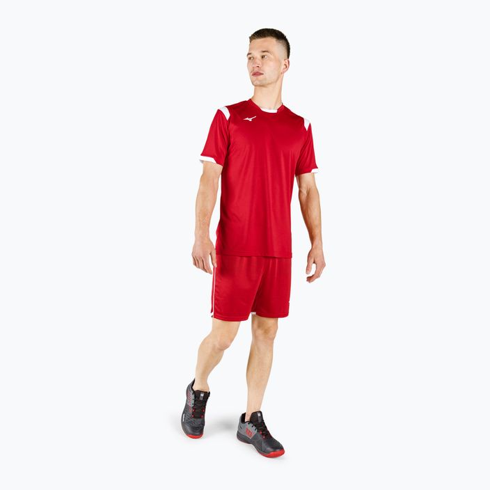 Pánske tréningové tričko Mizuno Premium Handball SS červené X2FA9A0262 2