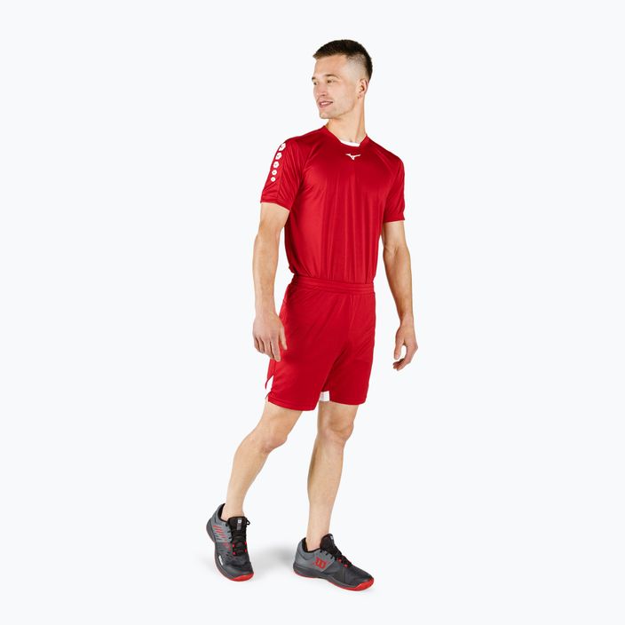 Pánske tréningové šortky Mizuno Premium Handball červené X2FB9A0262 2