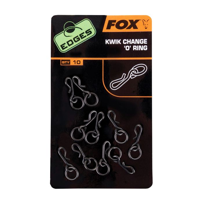 Fox Edges O Ring Kwik Connector bezpečnostné kolíky čierne CAC493 2