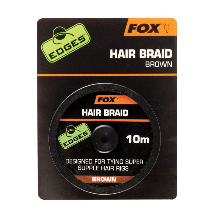 FOX Edges Hair Braid hnedý kaprový vrkoč CAC565 2