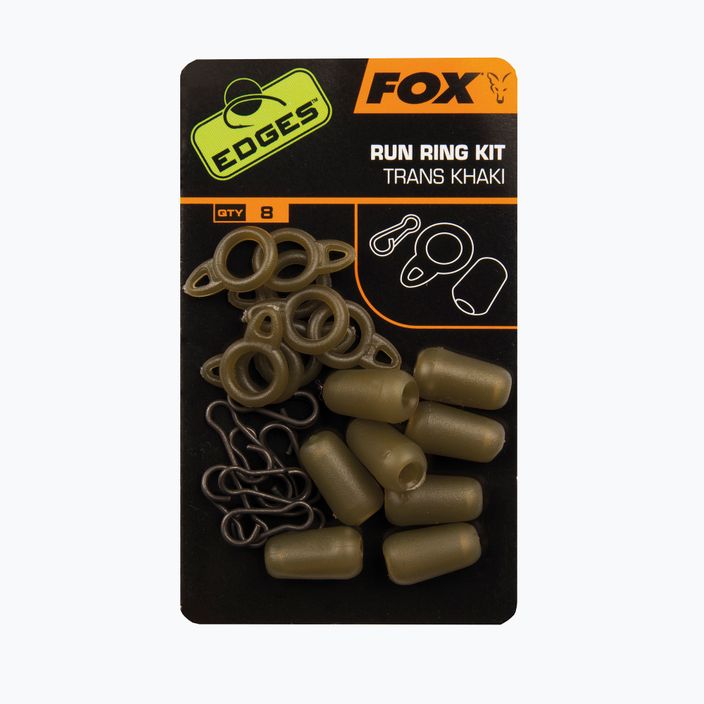Fox Edges Standard Carp Run Ring Kit hnedý CAC583