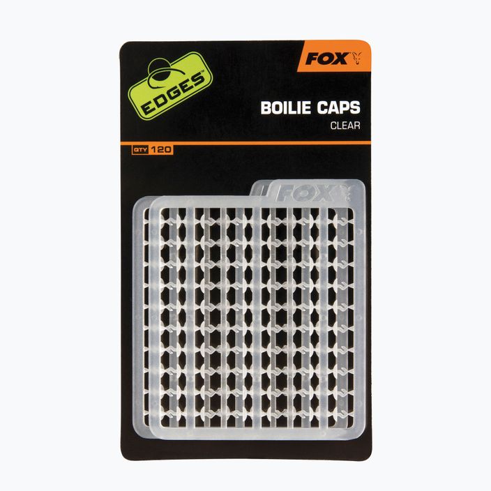 Fox Edges Boilie Caps transparentné CAC601