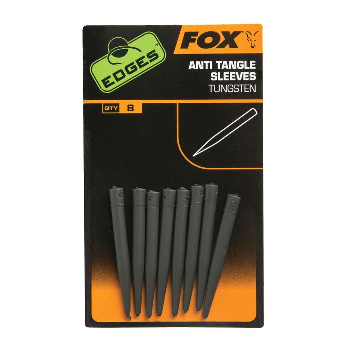 FOX Edges Volfrámové gumičky proti zamotávaniu 8 ks sivé CAC630 2