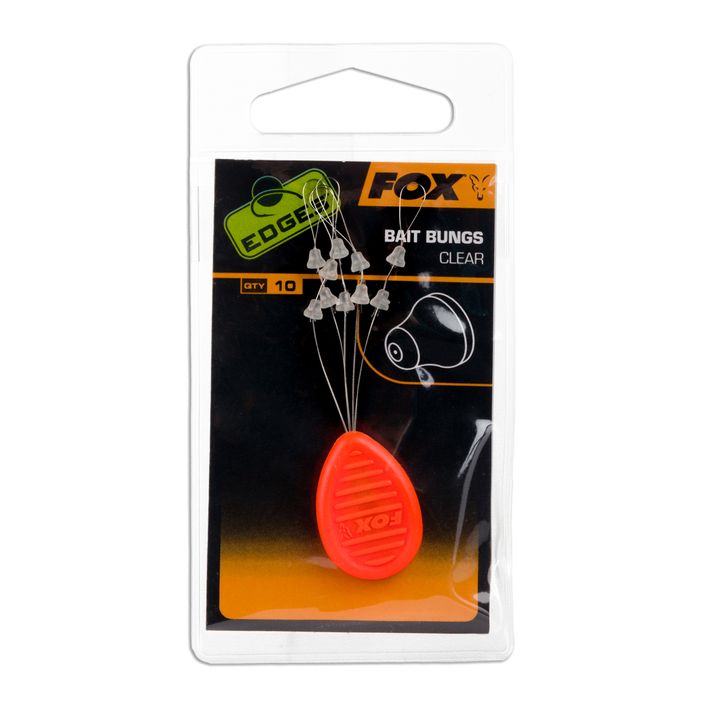 Fox Edges Bait Bungs zarážky na vlasy transparentné CAC687 2
