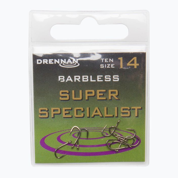 Háčiky Drennan Super Specialist Barbless silver HESU014
