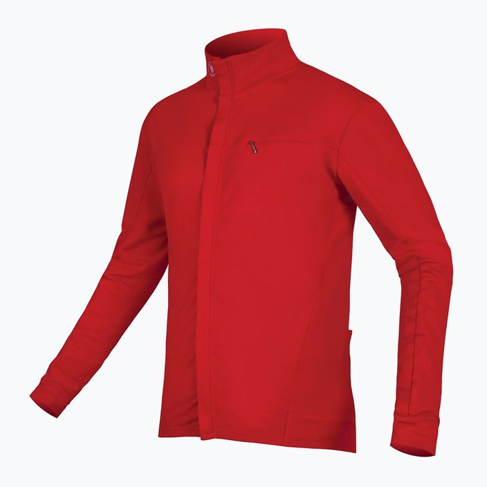 Pánske cyklistické tričko s dlhým rukávom Endura Xtract Roubaix červené 5