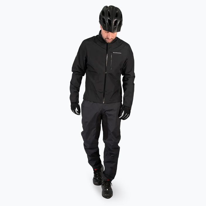 Pánska cyklistická bunda Endura Hummvee Waterproof black 2