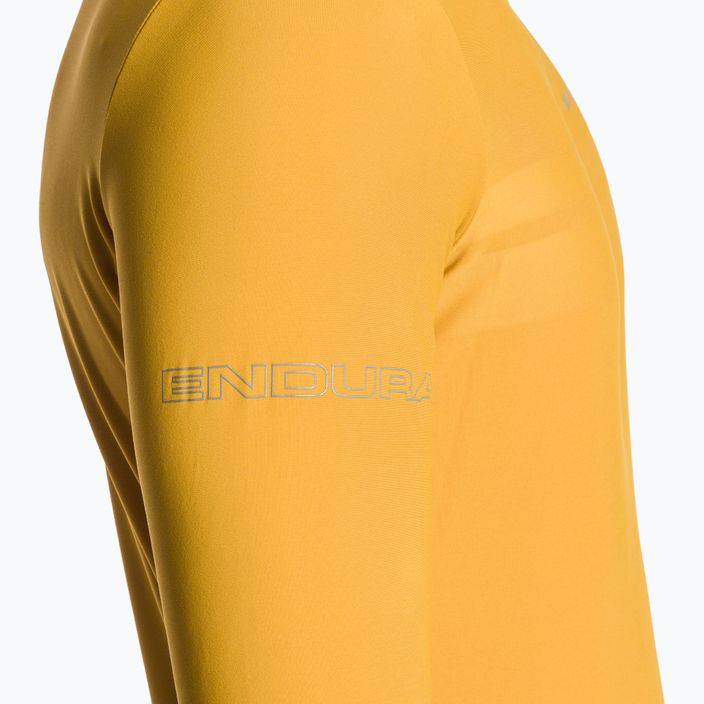 Pánske cyklistické tričko s dlhým rukávom Endura Pro SL II L/S mustard 7
