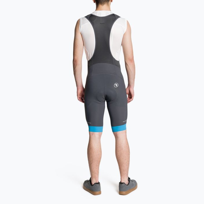 Endura Xtract Lite Bibshort pánske cyklistické šortky hi-biz blue 2