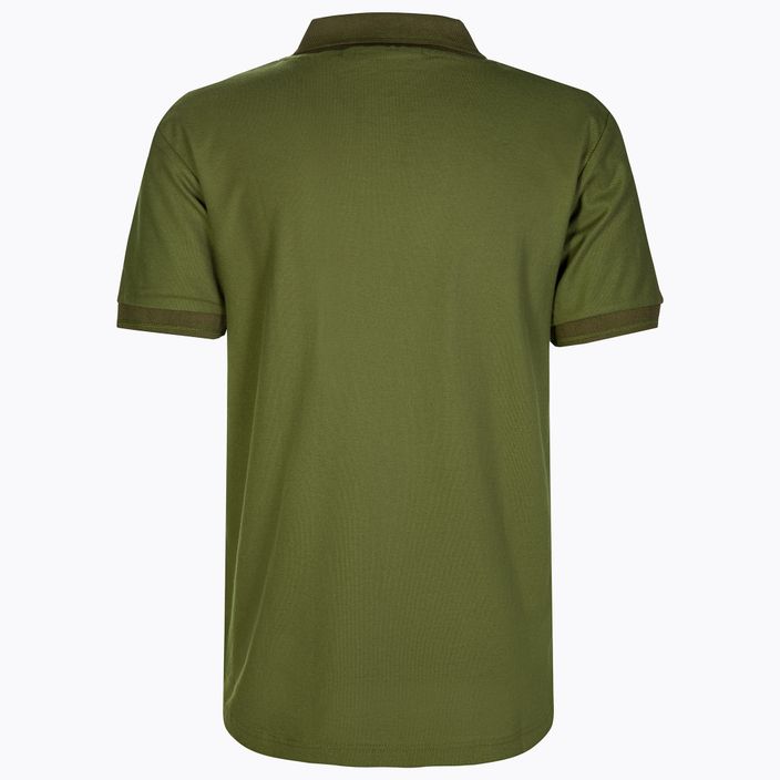 Pánske rybárske tričko RidgeMonkey Apearel Dropback Polo Shirt green RM266 2
