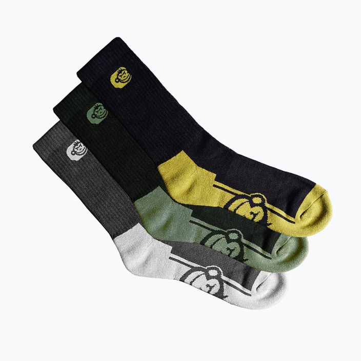 Rybárske ponožky RidgeMonkey Apearel Crew Socks 3 Pack black RM659 11