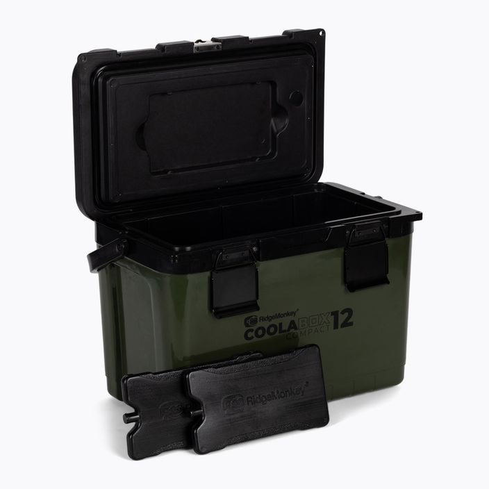 RidgeMonkey CoolaBox Kompaktná chladnička zelená RM CLB 12 2