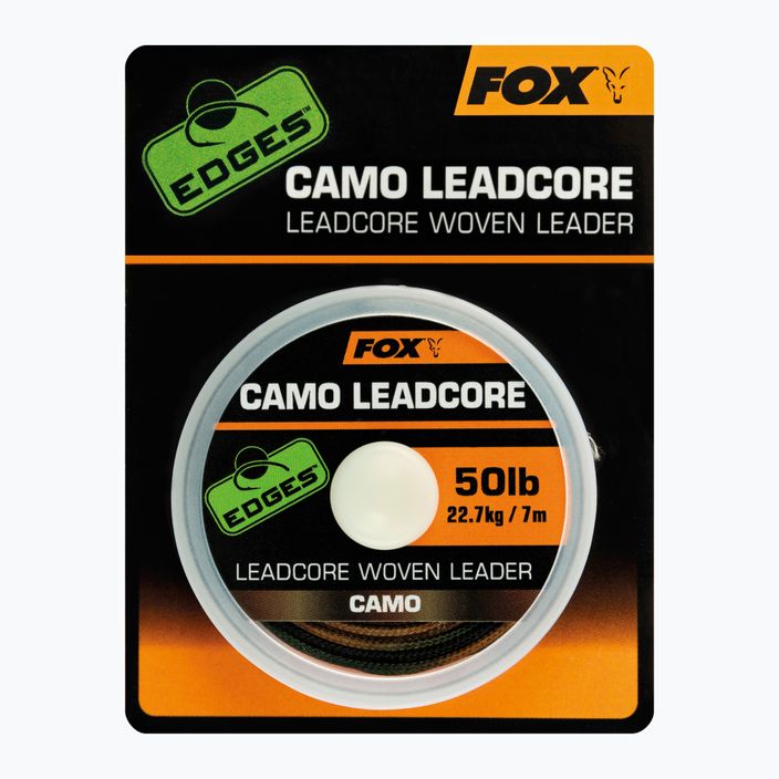Fox Camo Leadcore 7m kamuflážny kaprový oplet CAC747