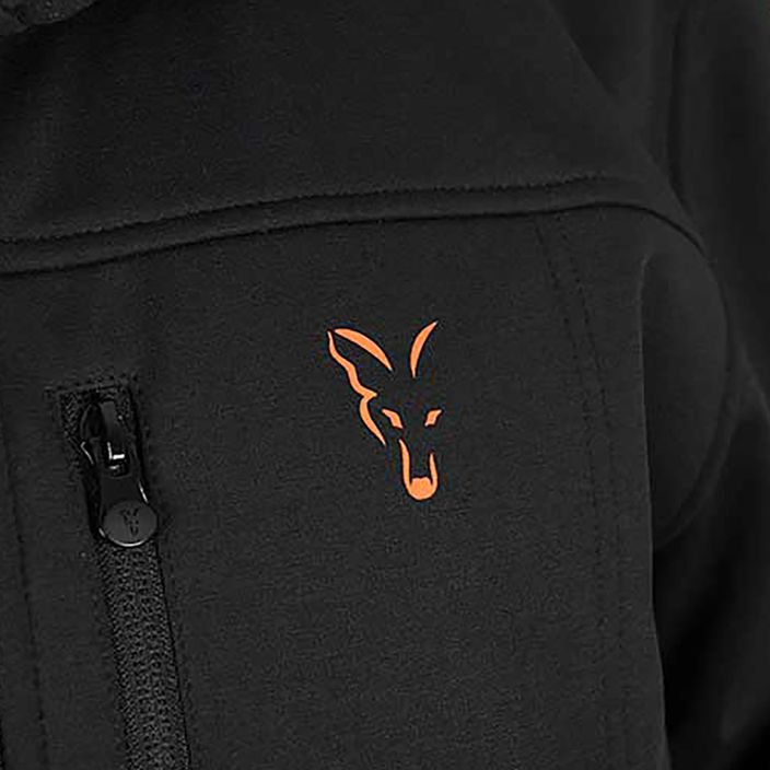 Rybárska bunda Fox International Collection Soft Shell black/orange 5