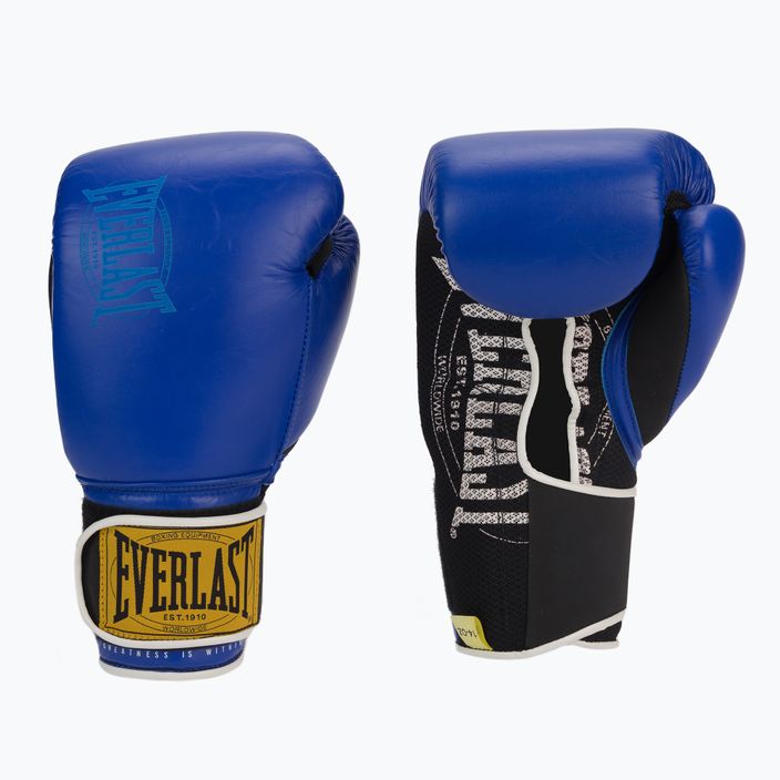 EVERLAST 1910 Klasické modré boxerské rukavice EV1910 3