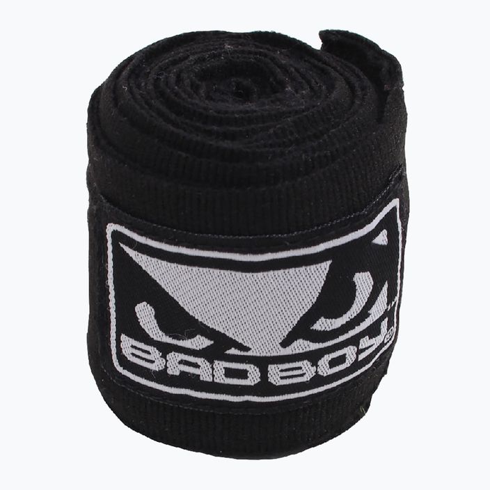 Boxerské bandáže Bad Boy čierno-biele BBE45