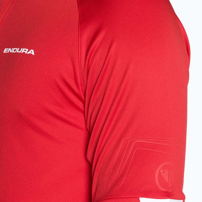 Pánsky cyklistický dres Endura Xtract II červený 5