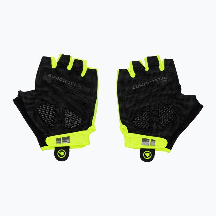 Pánske cyklistické rukavice Endura FS260-Pro Aerogel hi-viz yellow 2