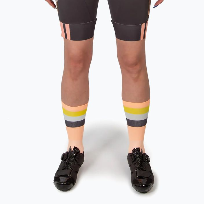 Pánske cyklistické ponožky Endura Bandwidth  neon peach 6