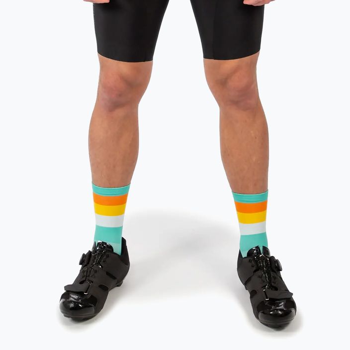 Pánske cyklistické ponožky Endura Bandwidth aqua 5