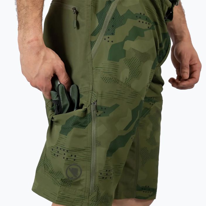 Pánske cyklistické šortky Endura Hummvee Short tonal olive 7