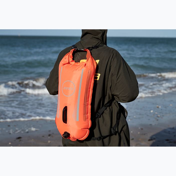 Bezpečnostná bójka ZONE3 Dry Bag 2 Led Light orange 3