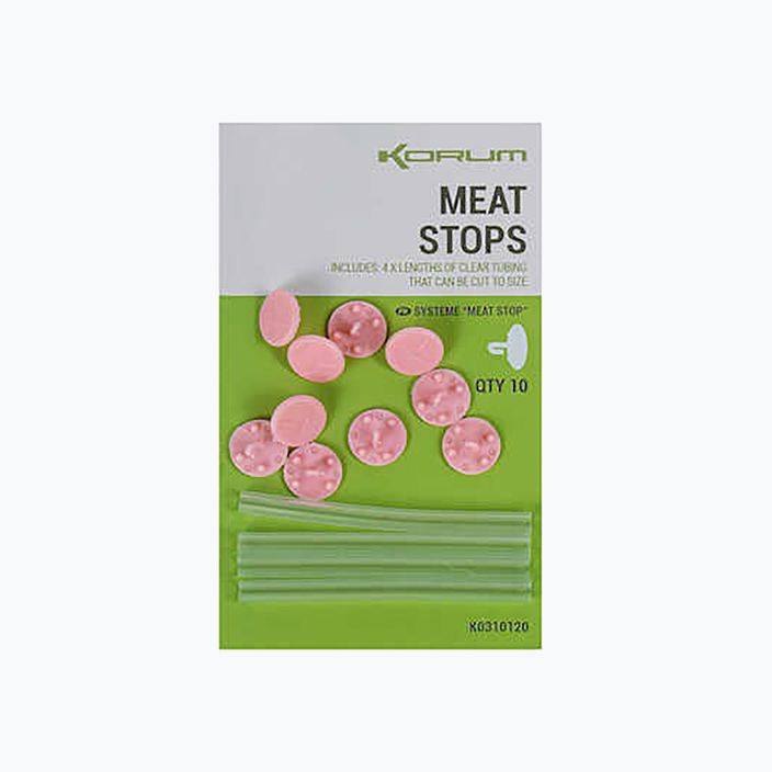 Korum Meat Lure Stops 10 ks ružová K0310120