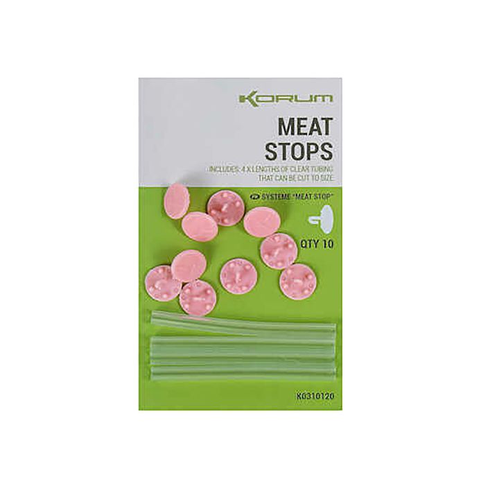 Korum Meat Lure Stops 10 ks ružová K0310120 2