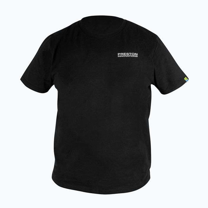 Rybárske tričko Preston čierne P0200276