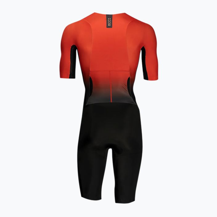 Pánsky triatlonový oblek HUUB Collective black/red fade 2
