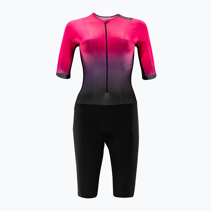 Dámsky triatlonový oblek HUUB Collective Tri Suit black/rose fade