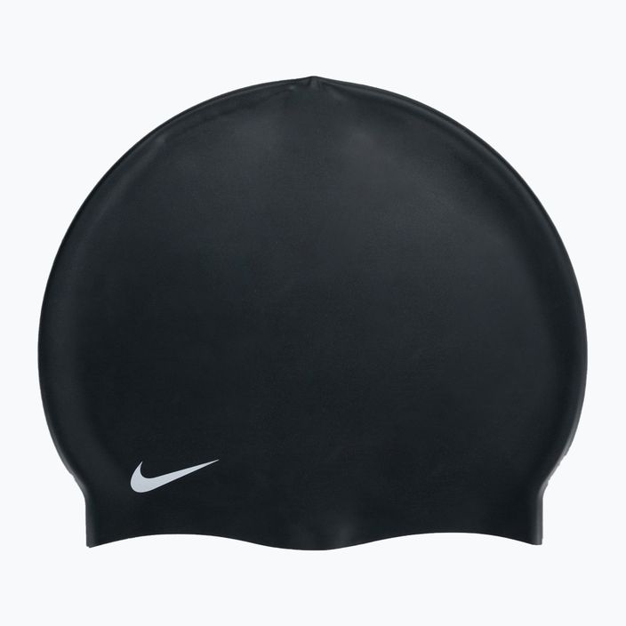 Plavecká čiapka Nike Solid Silicone čierna 93060-011