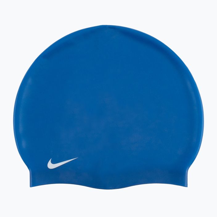 Plavecká čiapka Nike Solid Silicone modrá 93060-494