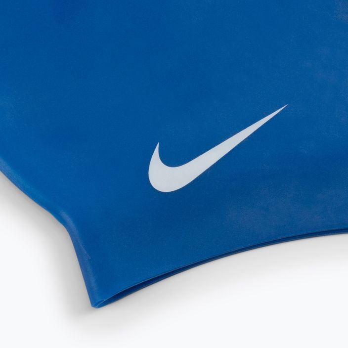 Plavecká čiapka Nike Solid Silicone modrá 93060-494 2